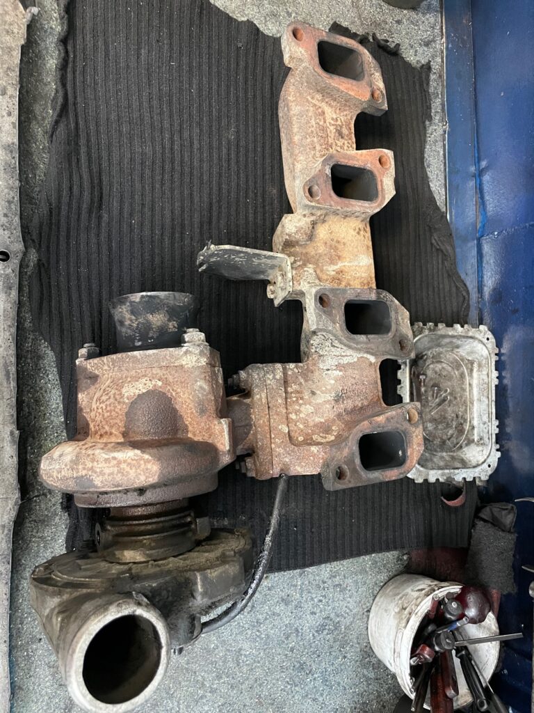 Turbina Tractor inainte de dezasamblare