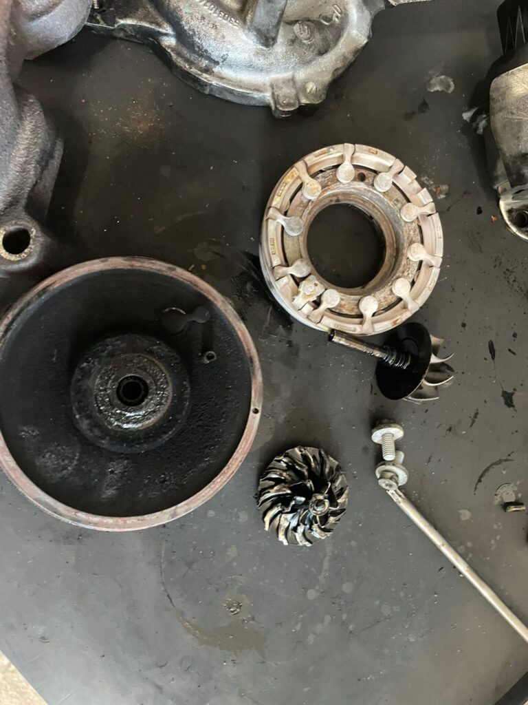 Componentele turbosuflantei Audi A3