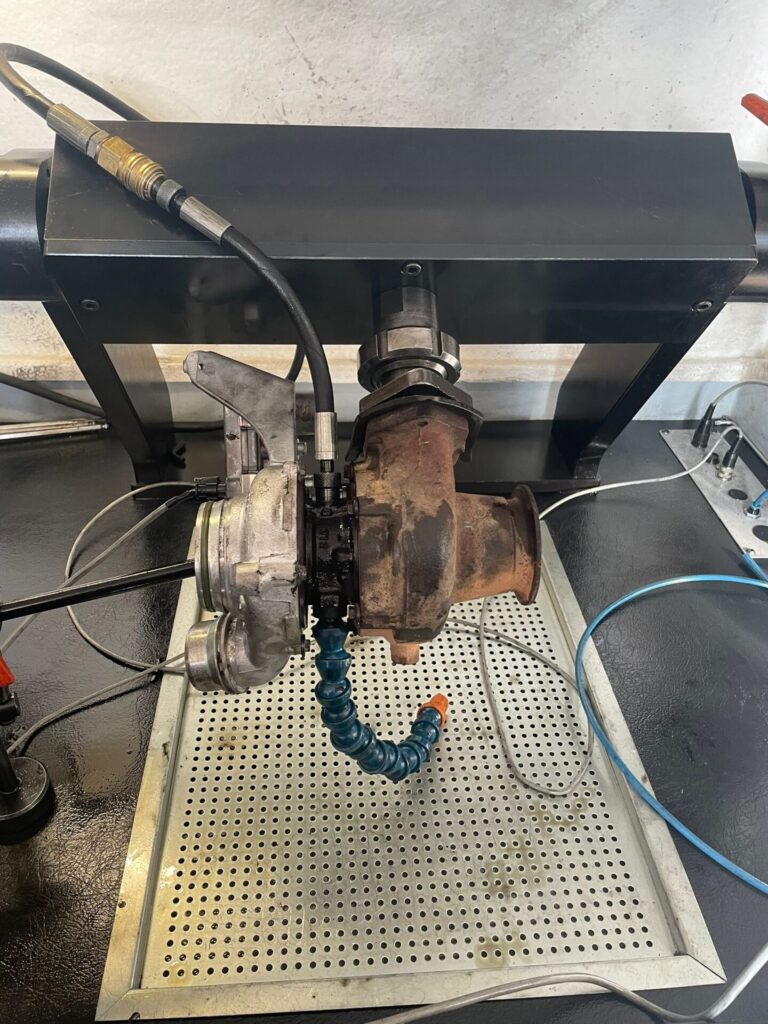 Turbosuflanta BMW X1 pe bancul tester