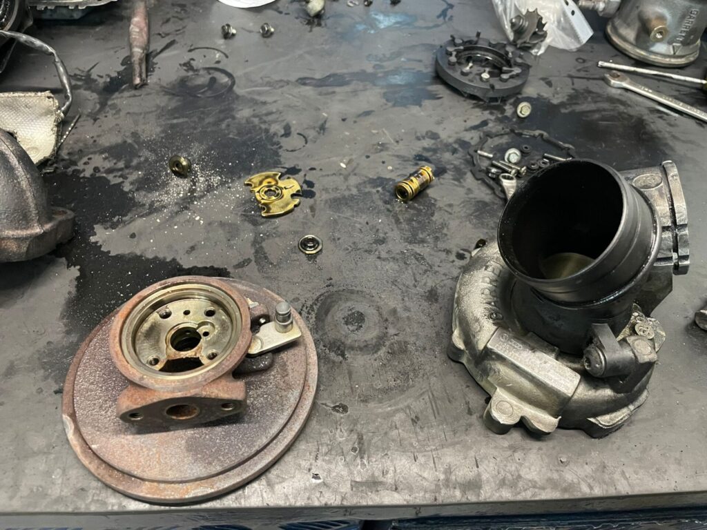 Turbosuflanta Skoda Superb desfacuta