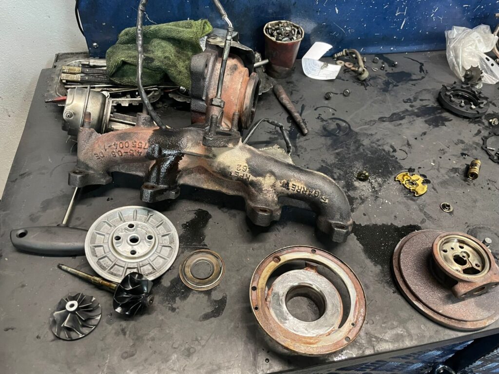 Turbosuflanta Skoda Superb desfacuta