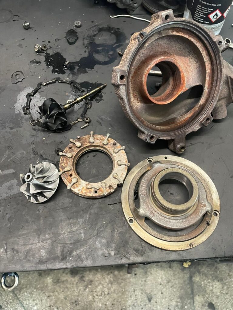 Piesele defecte ale turbosuflantei