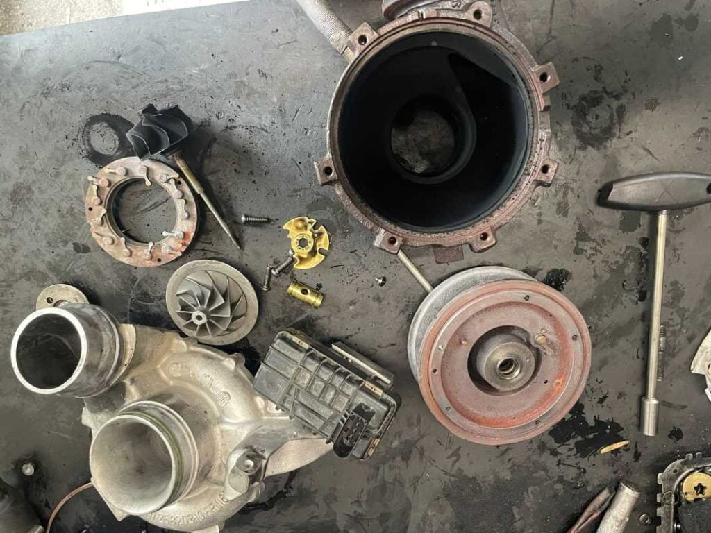 Piesele turbosuflantei