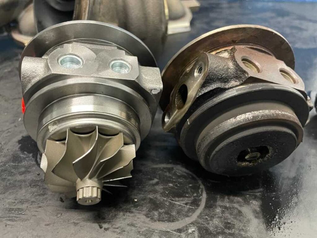 Miez turbosuflanta BMW 530i (uzat) si cel nou