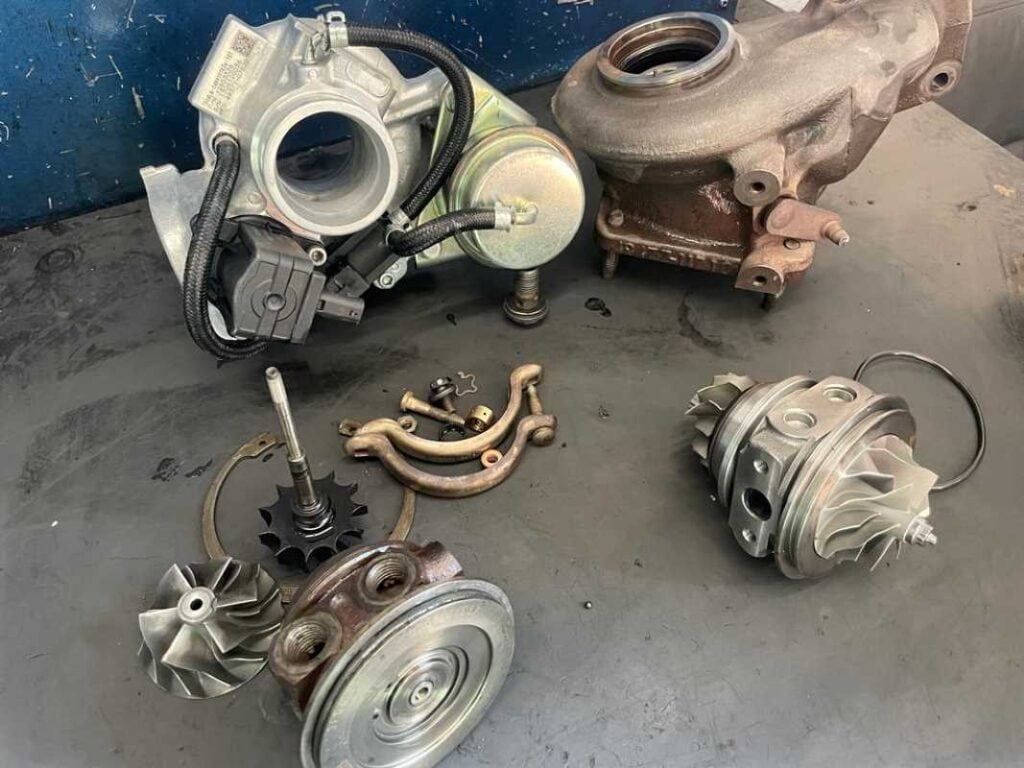 Componentele defecte si noi turbina Cadillac GTS